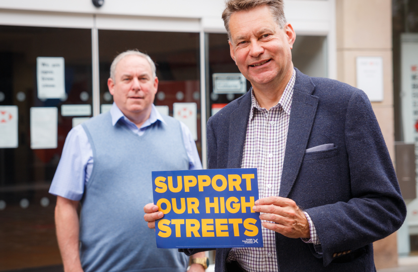 Councillor Chris Ahern and Murdo Fraser MSP