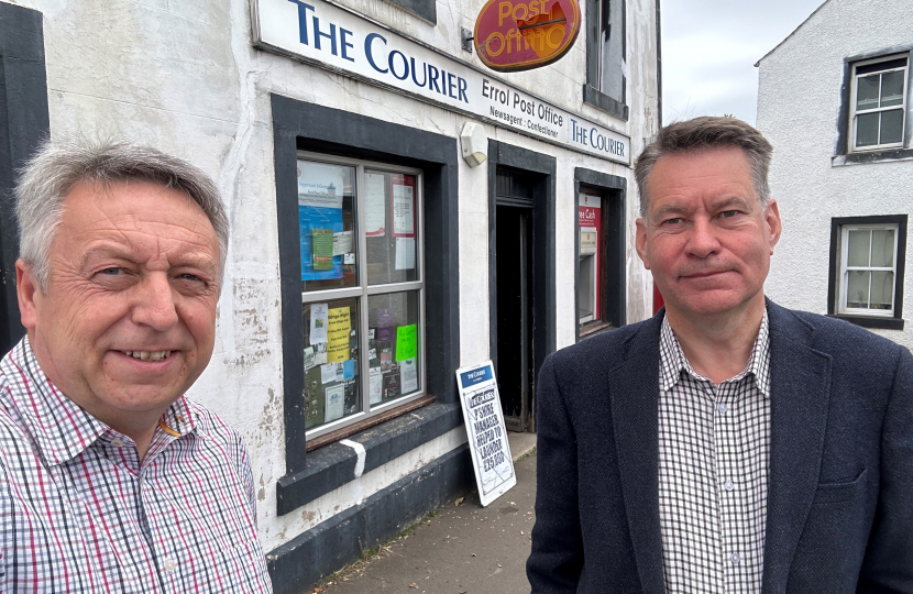 Scottish Conservatives praise Errol residents who ran village post ...