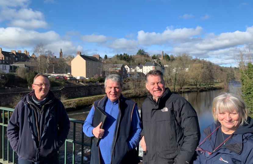 Murdo Fraser MSP with Tay Ghillies representatives