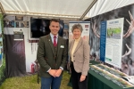 Liz Smith MSP with Ross Ewing of BASC at The Scottish Game Fair