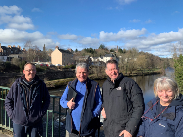 Murdo Fraser MSP with Tay Ghillies representatives